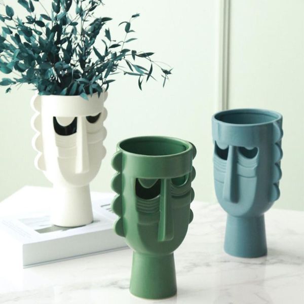 vases ceramic portrait art vase nordic minimalist sculpture flower pot for home/office decoration
vases ceramic portrait art vase nordic minimalist sculpture flower pot for home/office decoration