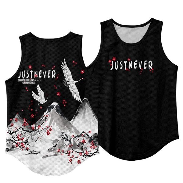 male summer casual black crane mens print vest men bodybuilding tank gym workout fitness sleeveless shirt running clothes, White;black
male summer casual black crane mens print vest men bodybuilding tank gym workout fitness sleeveless shirt running clothes, White;black