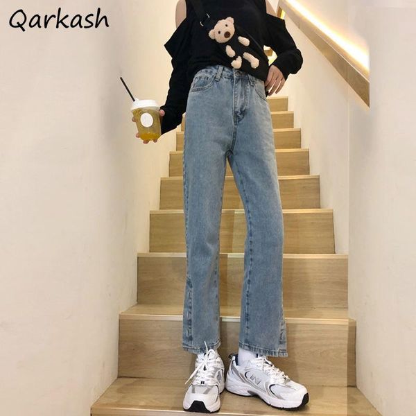 women's jeans women denim female side-slit spring fashion simple pure color all-match slim ulzzang high street straight trouser, Blue
women's jeans women denim female side-slit spring fashion simple pure color all-match slim ulzzang high street straight trouser, Blue