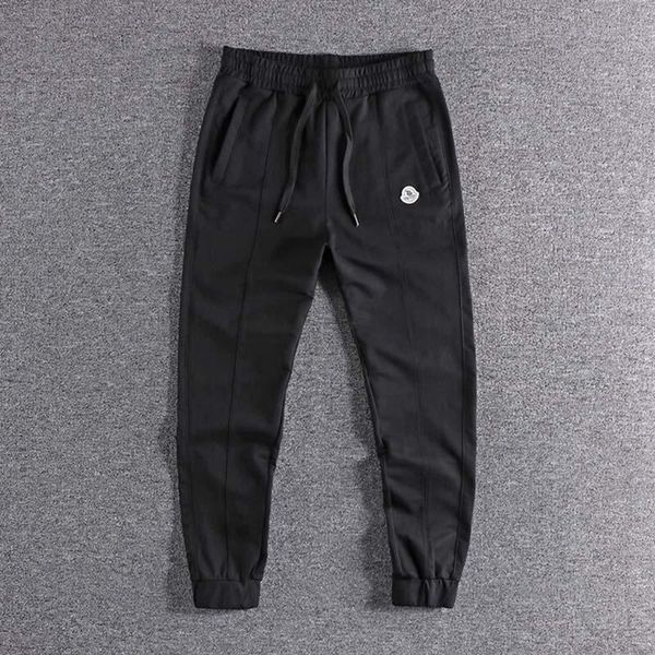 spring and summer embroidery decoration solid color youth sports pants european american men's casual leggings sale, Black
spring and summer embroidery decoration solid color youth sports pants european american men's casual leggings sale, Black
