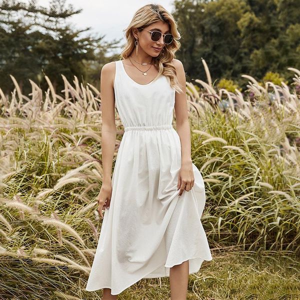 casual dresses 2021 spring women's dress french romantic white suspender, Black;gray
casual dresses 2021 spring women's dress french romantic white suspender, Black;gray