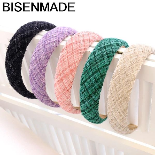 hair accessories bisenmade fashion hairband women woolen fabric headband girl headwear plaid headdress
hair accessories bisenmade fashion hairband women woolen fabric headband girl headwear plaid headdress