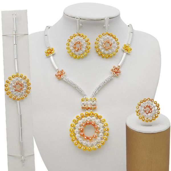 earrings & necklace afrcan jewerly sets for women dubai gold wedding jewelry earring set 24k jewelery ethiopia bridal gifts, Silver
earrings & necklace afrcan jewerly sets for women dubai gold wedding jewelry earring set 24k jewelery ethiopia bridal gifts, Silver