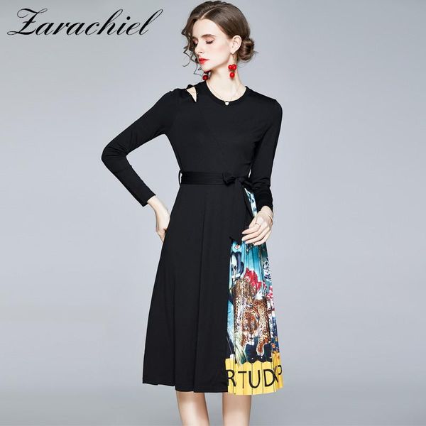 casual dresses elegant o-neck long sleeve women dress vintage print patchwork pleated midi 2021 autumn female ethnic retro belt, Black;gray
casual dresses elegant o-neck long sleeve women dress vintage print patchwork pleated midi 2021 autumn female ethnic retro belt, Black;gray