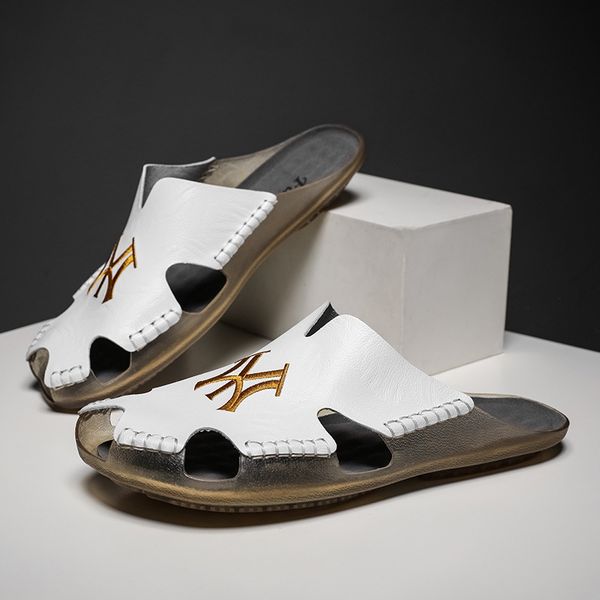 slippers korean slippers men's summer fashion beach shoes leather soft bottom flip flop 0g7a, Black
slippers korean slippers men's summer fashion beach shoes leather soft bottom flip flop 0g7a, Black