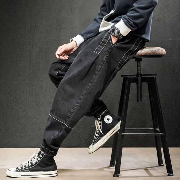 men's jeans winter men's plush thickened large straight legged youth fashion loose casual pants, Blue
men's jeans winter men's plush thickened large straight legged youth fashion loose casual pants, Blue
