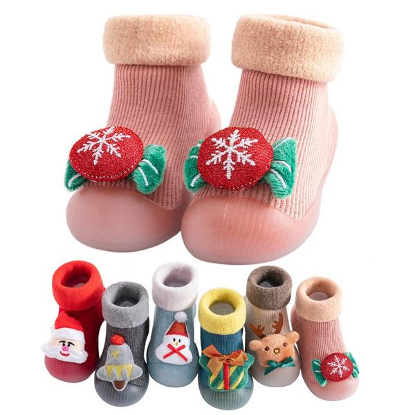 first walkers soft non-slip baby winter socks anti-skid toddler shoes with rubber soles christmas design thickened infant floor autumn
first walkers soft non-slip baby winter socks anti-skid toddler shoes with rubber soles christmas design thickened infant floor autumn
