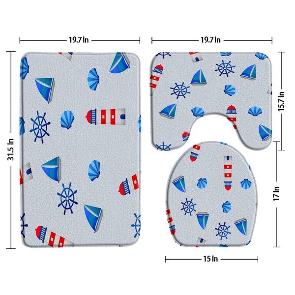 bath mats cartoon european navy style mat non-slip 3 piece bathroom set rug washroom decor toilet cover lid cushion u-shaped pad
bath mats cartoon european navy style mat non-slip 3 piece bathroom set rug washroom decor toilet cover lid cushion u-shaped pad