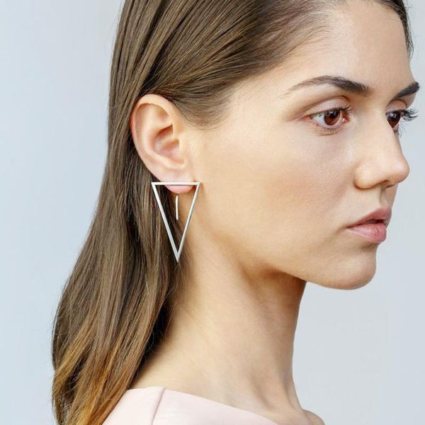 stud fashion simple triangular earrings for women elegant ladies wedding jewelry gold silver color party accessories, Golden;silver
stud fashion simple triangular earrings for women elegant ladies wedding jewelry gold silver color party accessories, Golden;silver