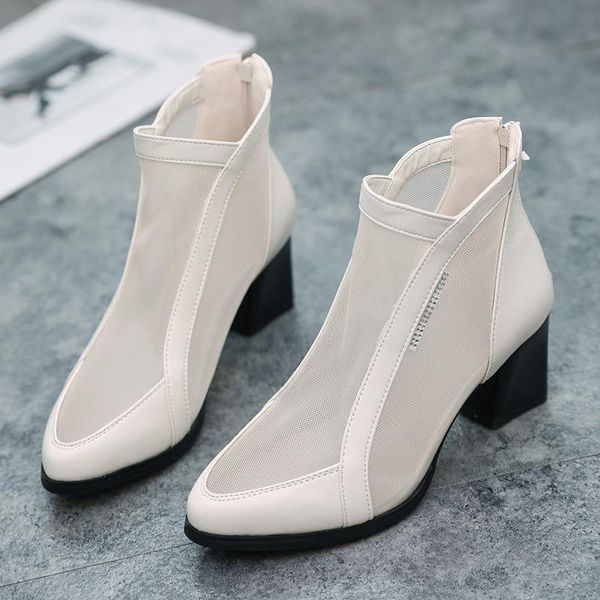 boots female ankle women's thick heels 2021 summer korean high heel roman mesh leather shoes zipper hollow out sandals, Black
boots female ankle women's thick heels 2021 summer korean high heel roman mesh leather shoes zipper hollow out sandals, Black