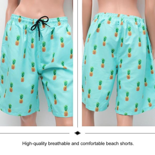running shorts 1 pair of swimwear summer fashion printing casual for men, Black;blue
running shorts 1 pair of swimwear summer fashion printing casual for men, Black;blue