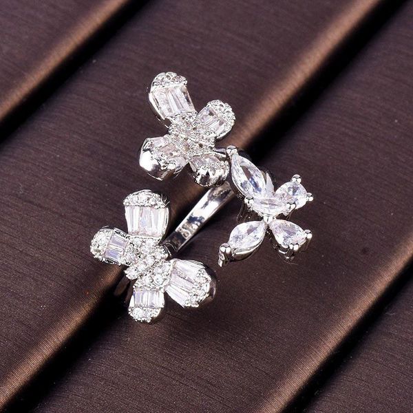 cluster rings kofsac chic 925 sterling silver ring for women party jewelry open size zircon butterfly fashion girl anniversary gifts, Golden;silver
cluster rings kofsac chic 925 sterling silver ring for women party jewelry open size zircon butterfly fashion girl anniversary gifts, Golden;silver