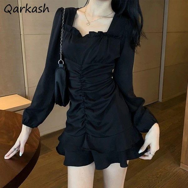 casual dresses women mini chic ins shirring harajuku all-match spring tunic party fashion feminine tender high street retro soft, Black;gray
casual dresses women mini chic ins shirring harajuku all-match spring tunic party fashion feminine tender high street retro soft, Black;gray