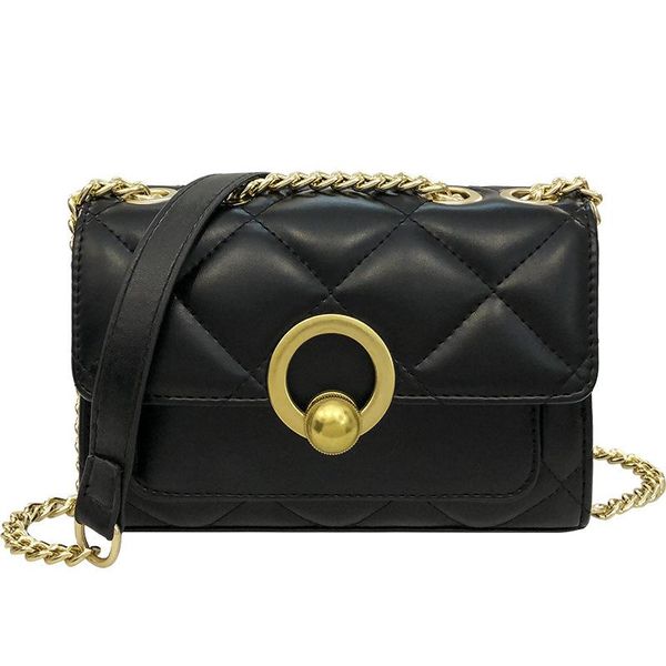female bag 2021 summer net red texture fashion all-match rhombus chain messenger lady shoulde totes
