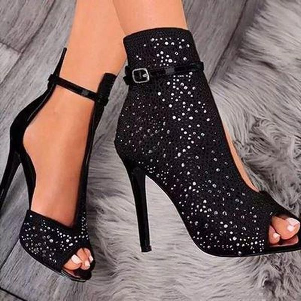 sandals miaoguan 2021 women crystal ankle straps buckle transparent cover heel pumps ladies party shoes size 35-43, Black
sandals miaoguan 2021 women crystal ankle straps buckle transparent cover heel pumps ladies party shoes size 35-43, Black