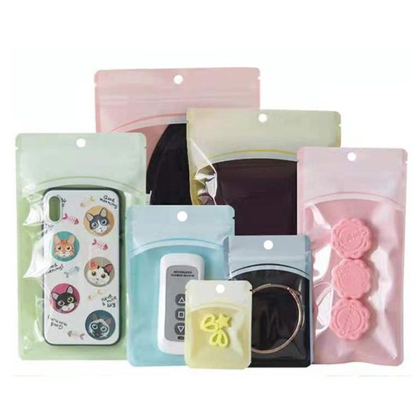 100pcs/lot macaron clear plastic self sealing recyclable storage bag with hang hole zipper retail sundries pack pouches gift wrap
100pcs/lot macaron clear plastic self sealing recyclable storage bag with hang hole zipper retail sundries pack pouches gift wrap
