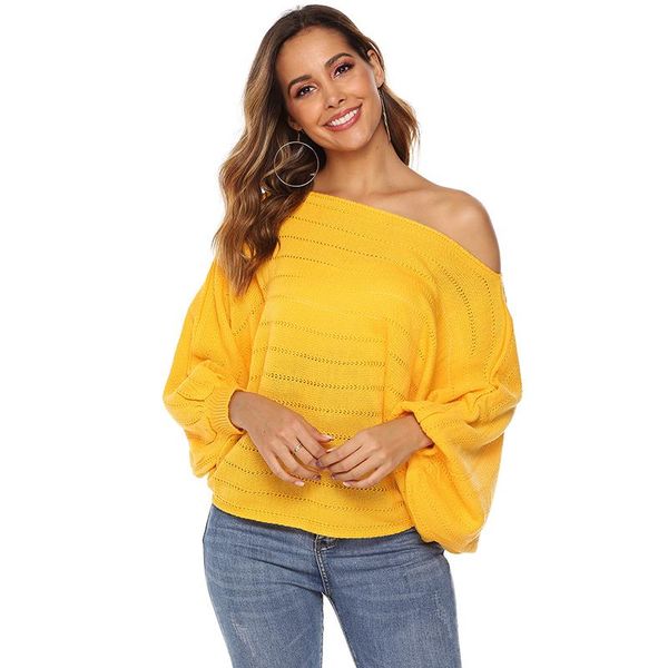 women's sweaters women autumn oversized slash neck puff sleeve loose pullver solid sweater clothes female charming off shoulder, White;black
women's sweaters women autumn oversized slash neck puff sleeve loose pullver solid sweater clothes female charming off shoulder, White;black