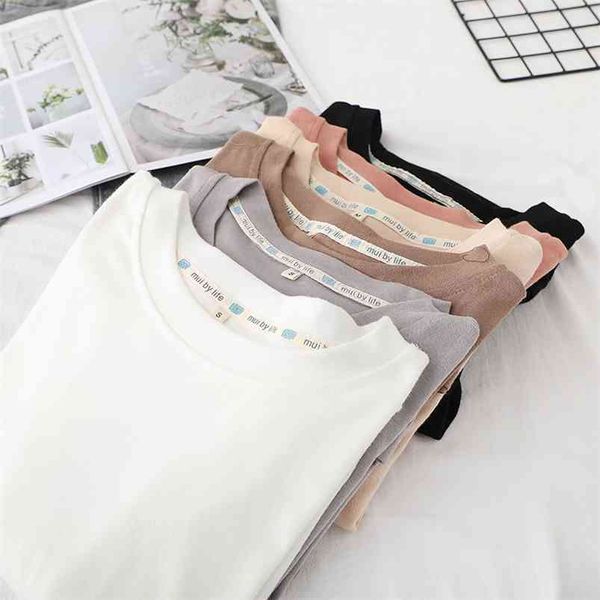 women t-shirts summer fashion woman cotton tees casual short sleeve o-neck tshirt solid color t shirts 210430, Black
women t-shirts summer fashion woman cotton tees casual short sleeve o-neck tshirt solid color t shirts 210430, Black