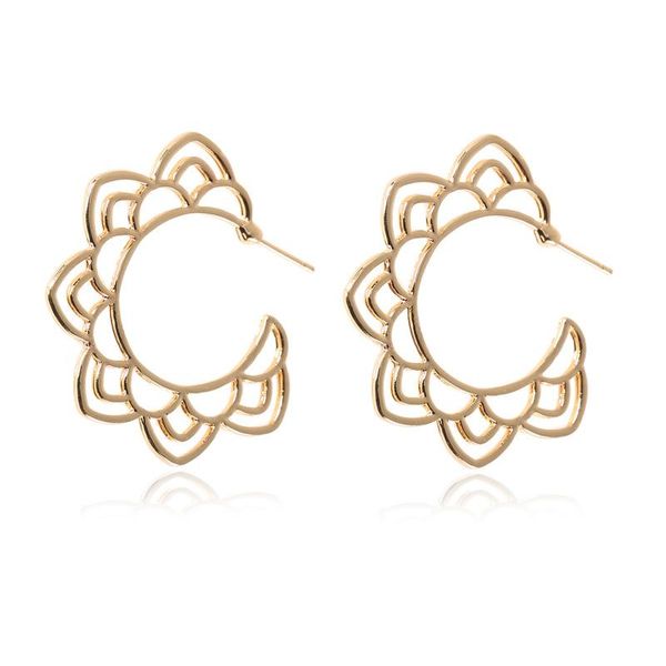 stud simple hollow flower earrings for women fashion gold silver color petal exquisite gift weddings jewelry, Golden;silver
stud simple hollow flower earrings for women fashion gold silver color petal exquisite gift weddings jewelry, Golden;silver