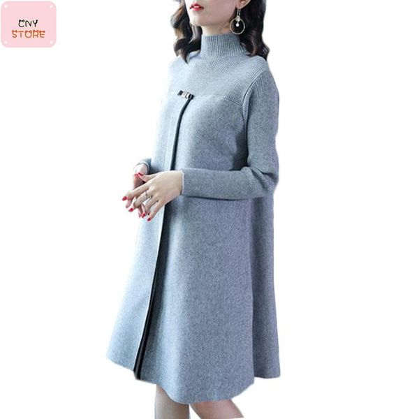 casual dresses 2021 autumn and winter high-end quality sweater dress loose thin long korean knitted ropa mujer talla grande, Black;gray
casual dresses 2021 autumn and winter high-end quality sweater dress loose thin long korean knitted ropa mujer talla grande, Black;gray