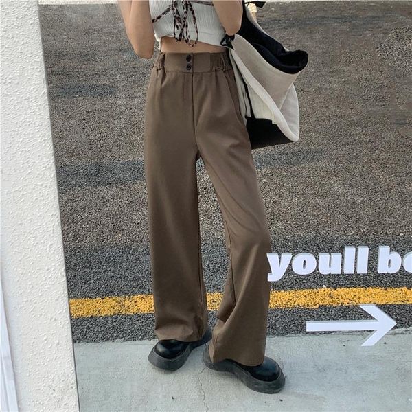 women's pants & capris limiguyue style summer wide leg women high waist slimming suit straight retro drape casual trousers k1075, Black;white
women's pants & capris limiguyue style summer wide leg women high waist slimming suit straight retro drape casual trousers k1075, Black;white