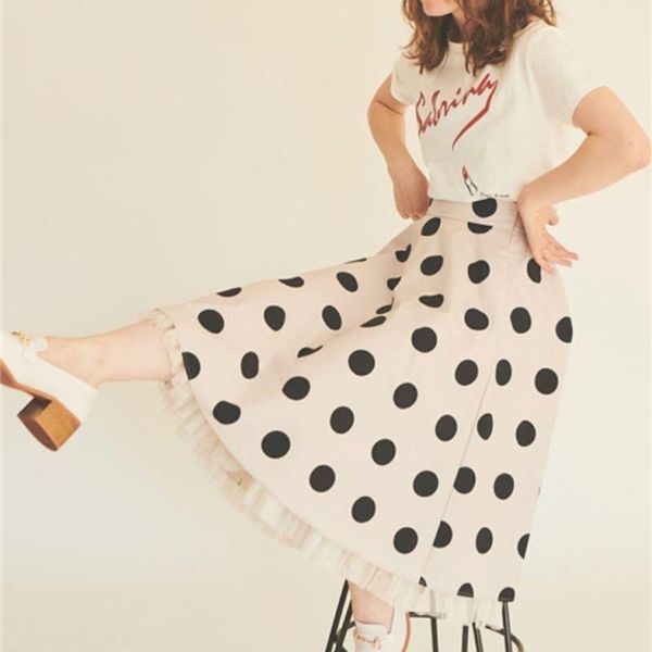 skirts japan style vintage polka dot plaid simple sweet chic high waist ruffles femme faldas office lady elegant moda skirt, Black
skirts japan style vintage polka dot plaid simple sweet chic high waist ruffles femme faldas office lady elegant moda skirt, Black