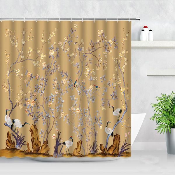 shower curtains hand painted chinese style flower bird background decor waterproof fabric 3d printed modern bathroom curtain set
shower curtains hand painted chinese style flower bird background decor waterproof fabric 3d printed modern bathroom curtain set