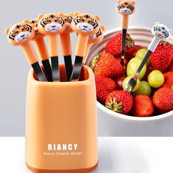 forks creative cartoon fork spoon 304 stainless steel dessert fruit honey coffee stirring kid cutlery dinnerware accessori
forks creative cartoon fork spoon 304 stainless steel dessert fruit honey coffee stirring kid cutlery dinnerware accessori