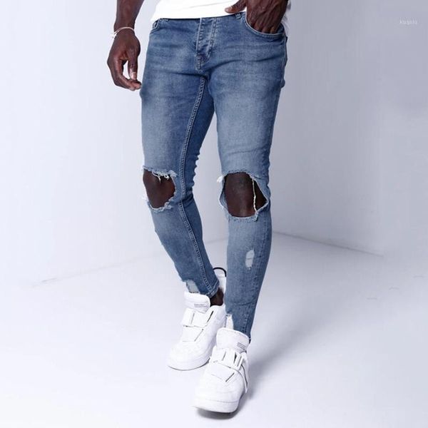 men's jeans brand mens pocket denim hole sports full length pants men stretchy ripped skinny biker streetwear pantalones, Blue
men's jeans brand mens pocket denim hole sports full length pants men stretchy ripped skinny biker streetwear pantalones, Blue