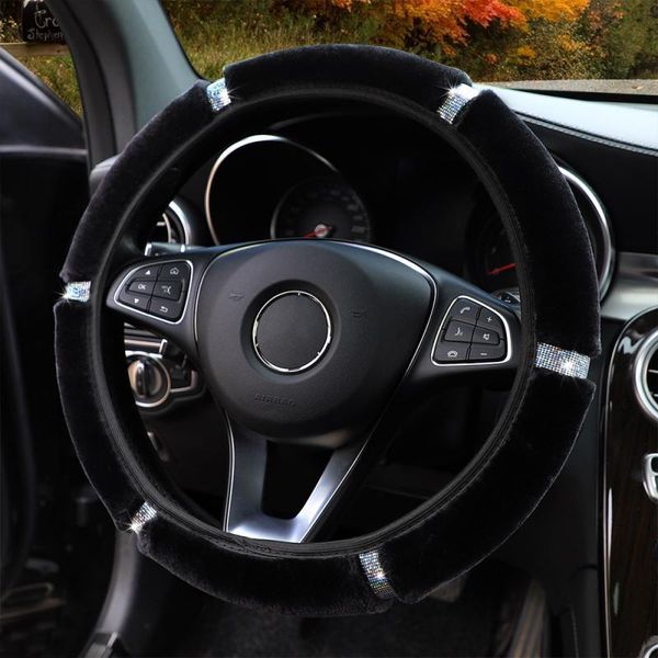 steering wheel covers universal 37-38cm diameter soft plush rhinestone car cover within inner ring elastic band grip car-styling
steering wheel covers universal 37-38cm diameter soft plush rhinestone car cover within inner ring elastic band grip car-styling