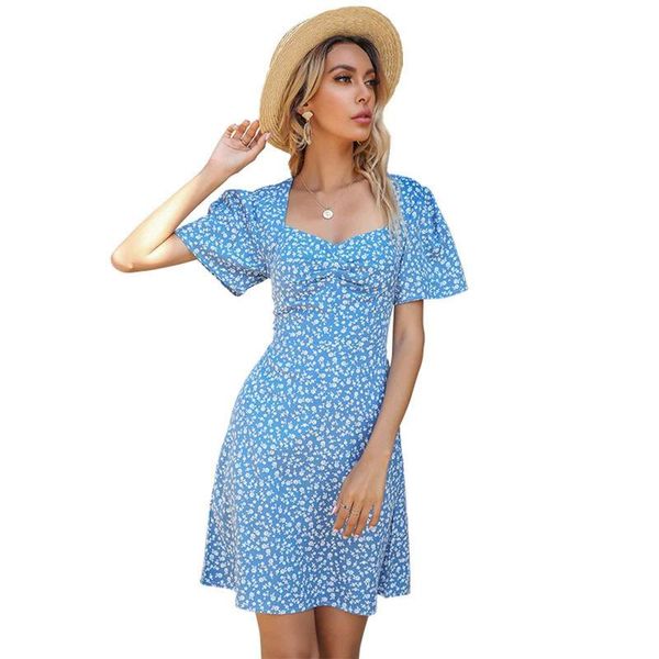 casual dresses women's square collar dot fashion backless floral hollow pleated short-sleeved dress 2021 summer ladies #10, Black;gray
casual dresses women's square collar dot fashion backless floral hollow pleated short-sleeved dress 2021 summer ladies #10, Black;gray