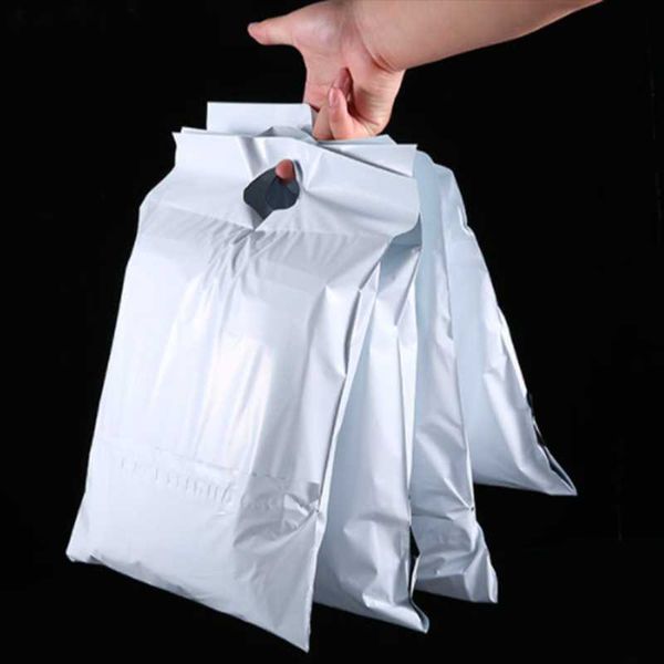 gift wrap 50pcs poly mailers with handle plastic bag envelopes courier packaging bags
gift wrap 50pcs poly mailers with handle plastic bag envelopes courier packaging bags