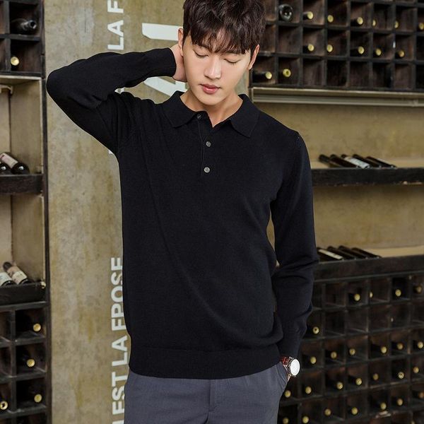 men's sweaters spring and autumn men 's pullover cashmere sweater knitted jumper top, White;black
men's sweaters spring and autumn men 's pullover cashmere sweater knitted jumper top, White;black
