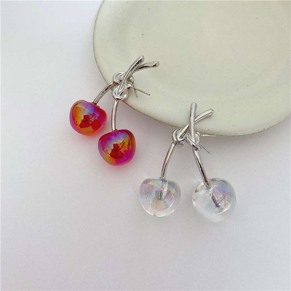 transparent cherry girl's fancy color summer fruit cart lizi temperament show face thin earrings girl, Black
transparent cherry girl's fancy color summer fruit cart lizi temperament show face thin earrings girl, Black