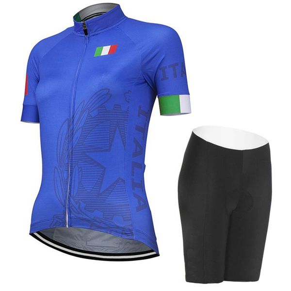 racing sets nwe women's italia national flag shirt cycling jerseys short sleeve blue bike clothing bicycle wear gel pad, Black;blue
racing sets nwe women's italia national flag shirt cycling jerseys short sleeve blue bike clothing bicycle wear gel pad, Black;blue