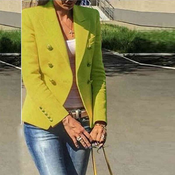 women's suits & blazers fashion designer jacket metal lion buttons double breasted outer coat ginger 4wp9, White;black
women's suits & blazers fashion designer jacket metal lion buttons double breasted outer coat ginger 4wp9, White;black