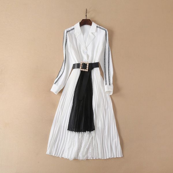 dress Msxu vintage elegant female retro plied lace with casual cut belt party by line dressed, Black;gray
dress Msxu vintage elegant female retro plied lace with casual cut belt party by line dressed, Black;gray