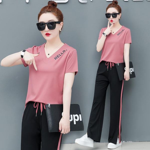 pink 2 piece set outfits tracksuits for women sportswear fitness co-ord plus size large 2021 summer wide pant clothing women's two pant, White
pink 2 piece set outfits tracksuits for women sportswear fitness co-ord plus size large 2021 summer wide pant clothing women's two pant, White