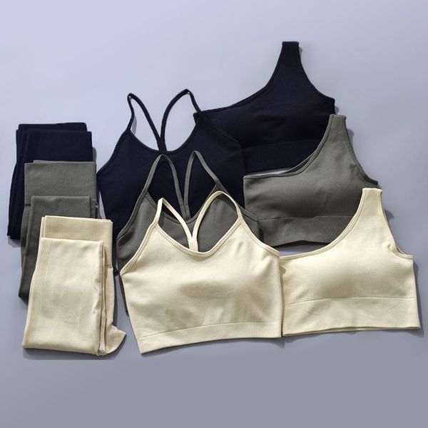 yoga outfit sportswear set workout clothes women gym clothing sets seamless fitness crop high waist leggings sports suit 2021
yoga outfit sportswear set workout clothes women gym clothing sets seamless fitness crop high waist leggings sports suit 2021