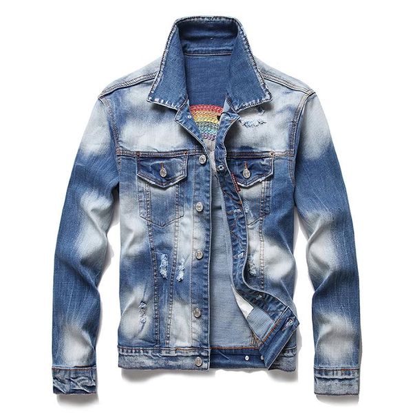 men's jackets mens jeans jacket outwear male cowboy coats xxxl autumn winter ripped white embroidered denim trendy fashion stretch, Black;brown
men's jackets mens jeans jacket outwear male cowboy coats xxxl autumn winter ripped white embroidered denim trendy fashion stretch, Black;brown