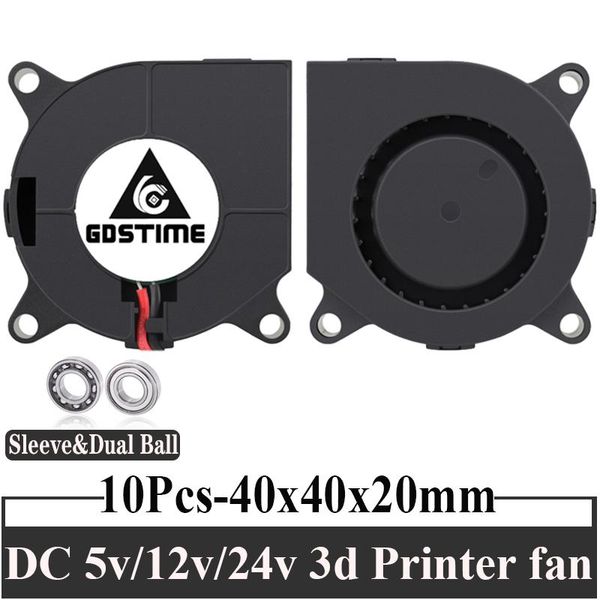 gdstime 4cm 3d printer fan 40mm 4020 turbo blower 24v 12v 5v ball bearing cooling axial fans 40x40x20mm & coolings
gdstime 4cm 3d printer fan 40mm 4020 turbo blower 24v 12v 5v ball bearing cooling axial fans 40x40x20mm & coolings