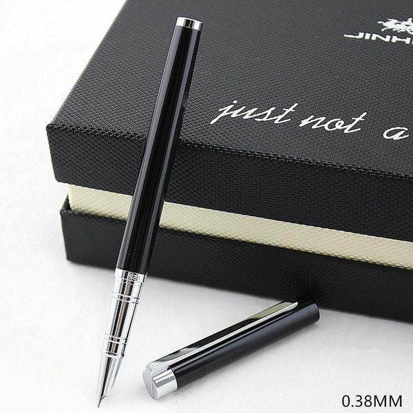 stationery jinhao luxury metla gift pen 0.38mm extra fine nib fountain black silver ink pens christmas
stationery jinhao luxury metla gift pen 0.38mm extra fine nib fountain black silver ink pens christmas