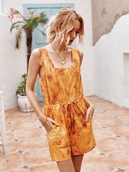 women's jumpsuits & rompers aswinfon 2021 women tie-dye playsuit solid color jumpsuit shorts casual pants lady strap fashion playsuits, Black;white
women's jumpsuits & rompers aswinfon 2021 women tie-dye playsuit solid color jumpsuit shorts casual pants lady strap fashion playsuits, Black;white
