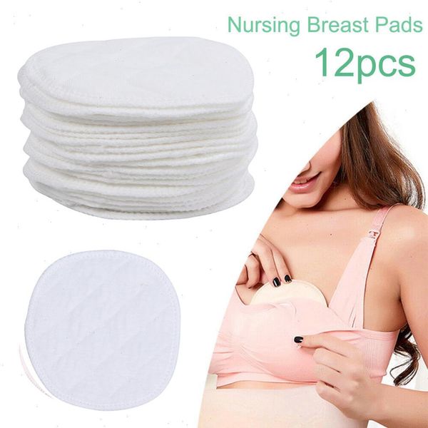 12pcs 6 pairs 3 layers cotton reusable breast pads nursing waterproof organic plain washable pad baby breastfeeding accessory, White
12pcs 6 pairs 3 layers cotton reusable breast pads nursing waterproof organic plain washable pad baby breastfeeding accessory, White