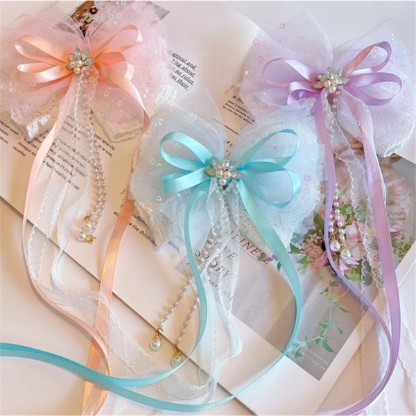 hair accessories 12pcs/lot lolita princess bow long ribbon clip fashion kids girls pearl pendant braided hairpin headdress, Slivery;white
hair accessories 12pcs/lot lolita princess bow long ribbon clip fashion kids girls pearl pendant braided hairpin headdress, Slivery;white