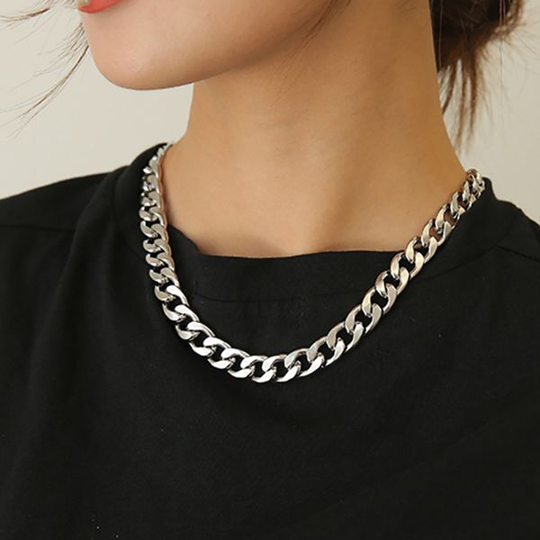 necklaces pendants stainless steel chain necklace long hip hop cuban chains on the neck fashion jewelry for women men accessories friends gi, Silver
necklaces pendants stainless steel chain necklace long hip hop cuban chains on the neck fashion jewelry for women men accessories friends gi, Silver