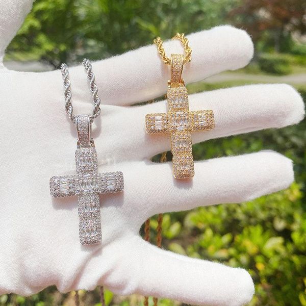 pendant necklaces hip hop bling zircon jesus cross necklace gold color twist chain for women men gothic jewlery accessories, Silver
pendant necklaces hip hop bling zircon jesus cross necklace gold color twist chain for women men gothic jewlery accessories, Silver
