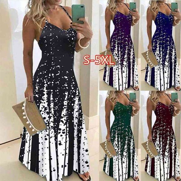 summer vintage sling party elegant womens dresses casual maxi plus size boho print fashion long, Black;gray
summer vintage sling party elegant womens dresses casual maxi plus size boho print fashion long, Black;gray