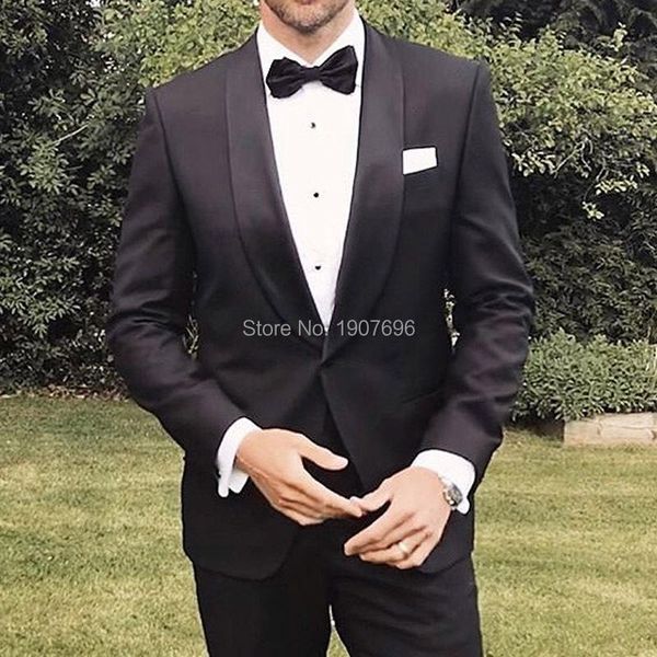 men's suits & blazers black formal wedding tuxedos for groom men shawl lapel slim fit two piece jacket pants custom made male blazer, White;black
men's suits & blazers black formal wedding tuxedos for groom men shawl lapel slim fit two piece jacket pants custom made male blazer, White;black