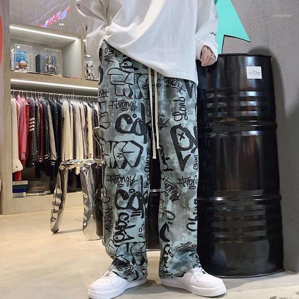 men's pants chaopai high street vibe style and women's fashion versatile sports nine point casual legged wide floor, Black
men's pants chaopai high street vibe style and women's fashion versatile sports nine point casual legged wide floor, Black